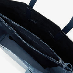 Women's Reversible Leather Tote Bag with Detachable Strap / Lacoste
