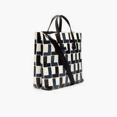 Women's Fashion Show Monogram Leather Double Tote / Lacoste