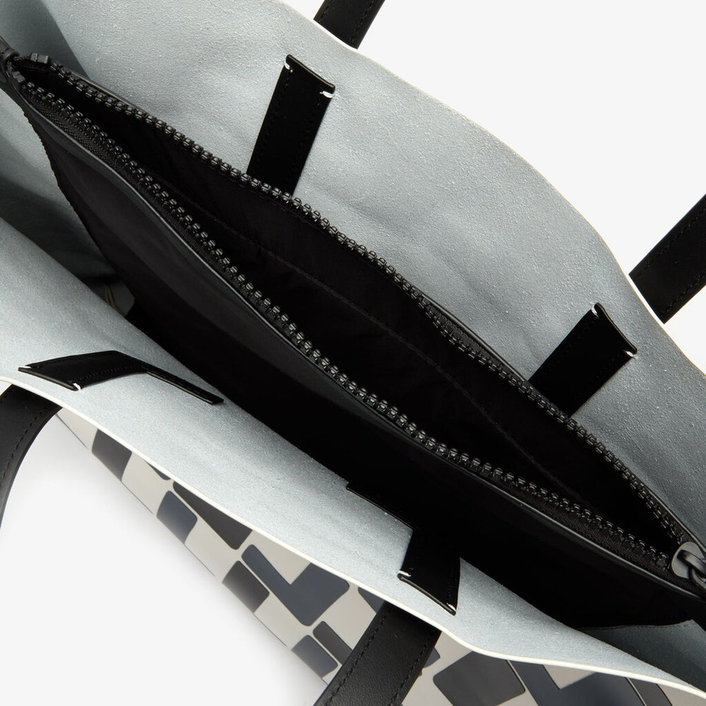 Women's Fashion Show Monogram Leather Double Tote / Lacoste