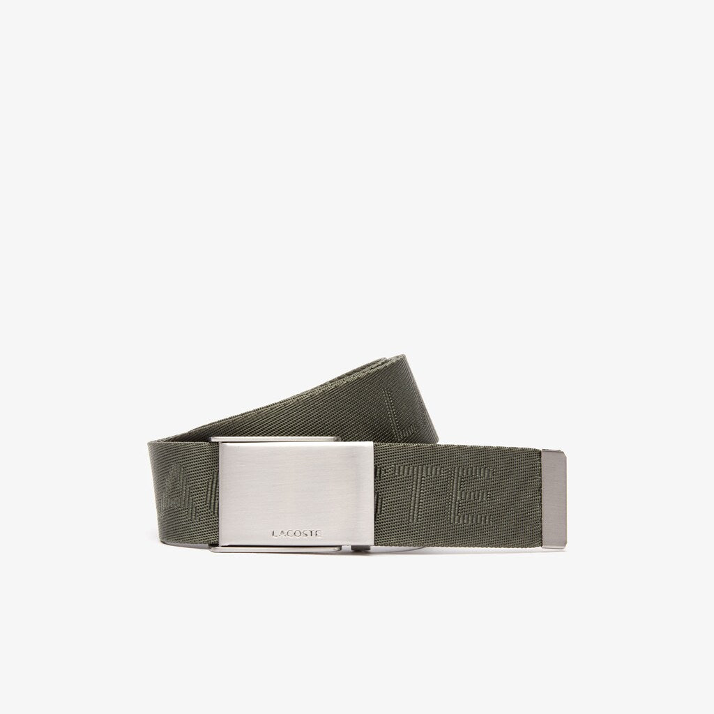 Men's Lacoste Embossed Woven Belt / Lacoste