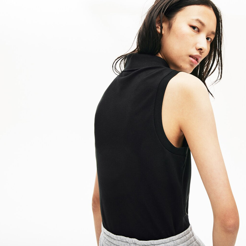 Women's Sleeveless Cotton Piqué Polo / Lacoste