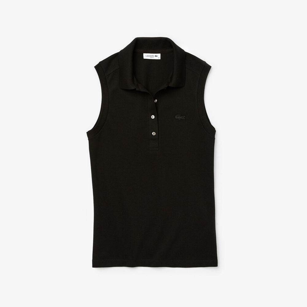 Women's Sleeveless Cotton Piqué Polo / Lacoste