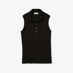 Women's Sleeveless Cotton Piqué Polo / Lacoste