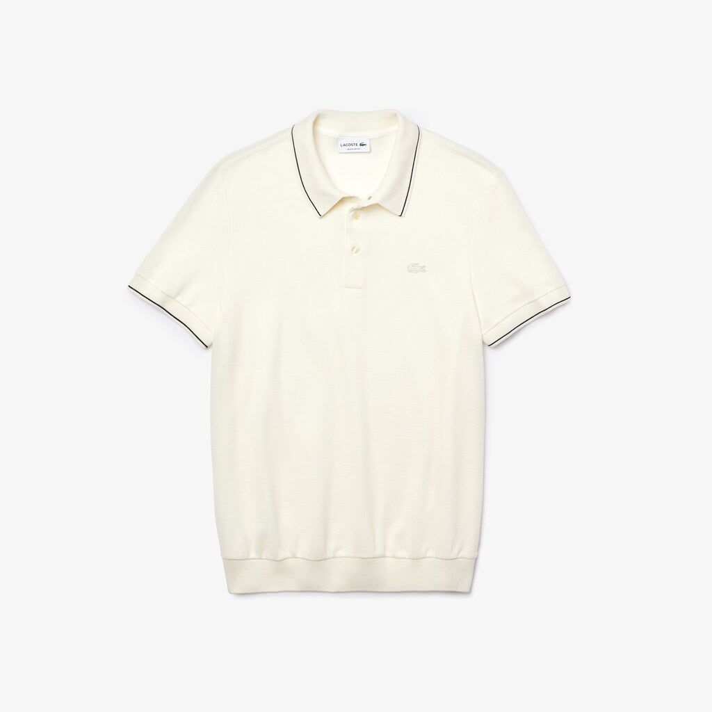 Men's Cotton-Silk Piqué Polo Shirt / Lacoste