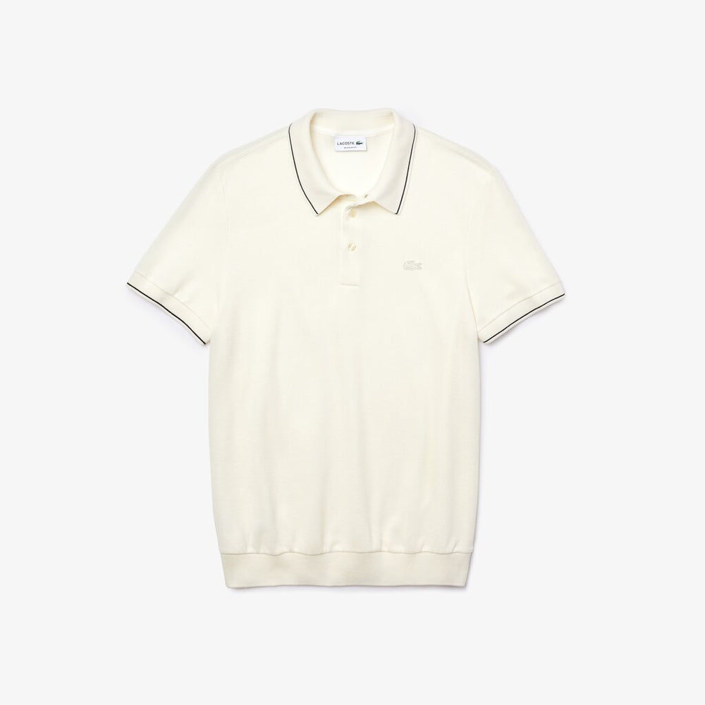 Men's Cotton-Silk Piqué Polo Shirt / Lacoste