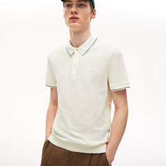 Men's Cotton-Silk Piqué Polo Shirt / Lacoste
