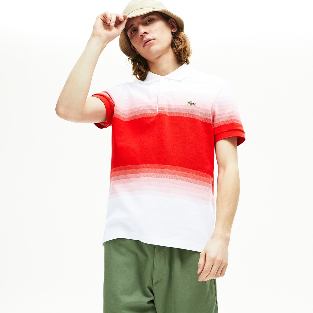 Men's Made in France Cotton Piqué Regular Fit Polo Shirt / Lacoste