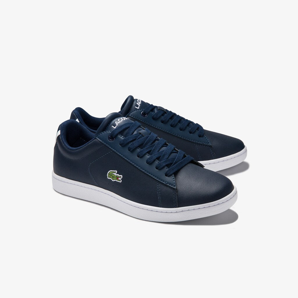Women's Carnaby Evo Mesh-lined Leather Sneakers / Lacoste