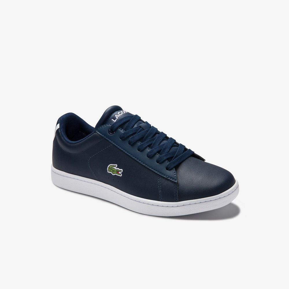 Women's Carnaby Evo Mesh-lined Leather Sneakers / Lacoste