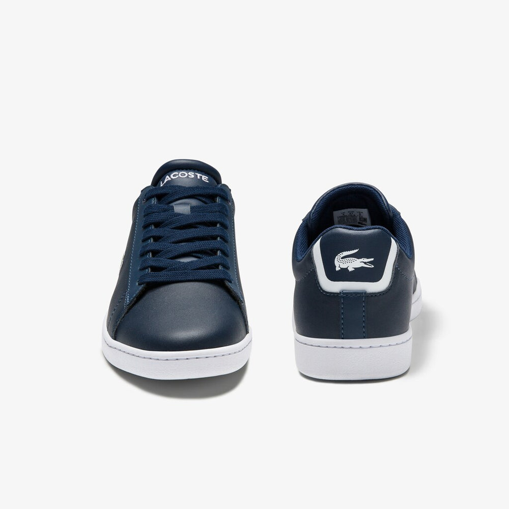 Women's Carnaby Evo Mesh-lined Leather Sneakers / Lacoste