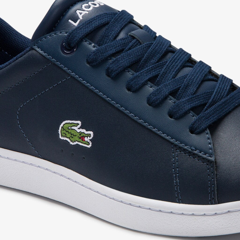 Women's Carnaby Evo Mesh-lined Leather Sneakers / Lacoste