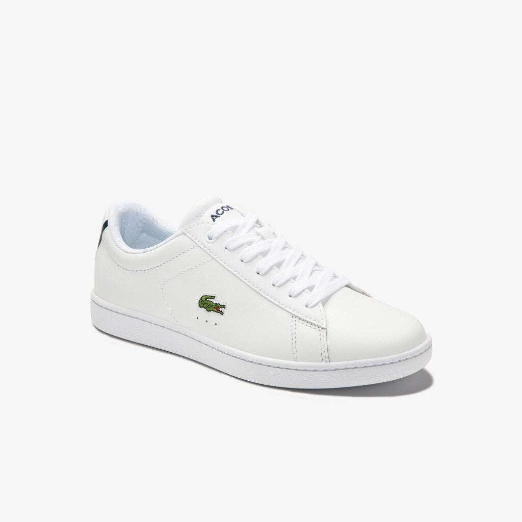 Women's Carnaby Evo Mesh-lined Leather Sneakers / Lacoste
