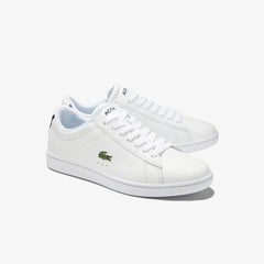 Women's Carnaby Evo Mesh-lined Leather Sneakers / Lacoste