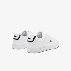 Women's Carnaby Evo Mesh-lined Leather Sneakers / Lacoste