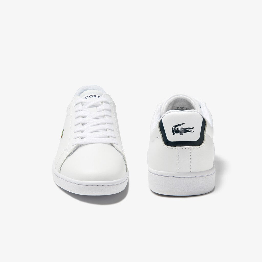Women's Carnaby Evo Mesh-lined Leather Sneakers / Lacoste