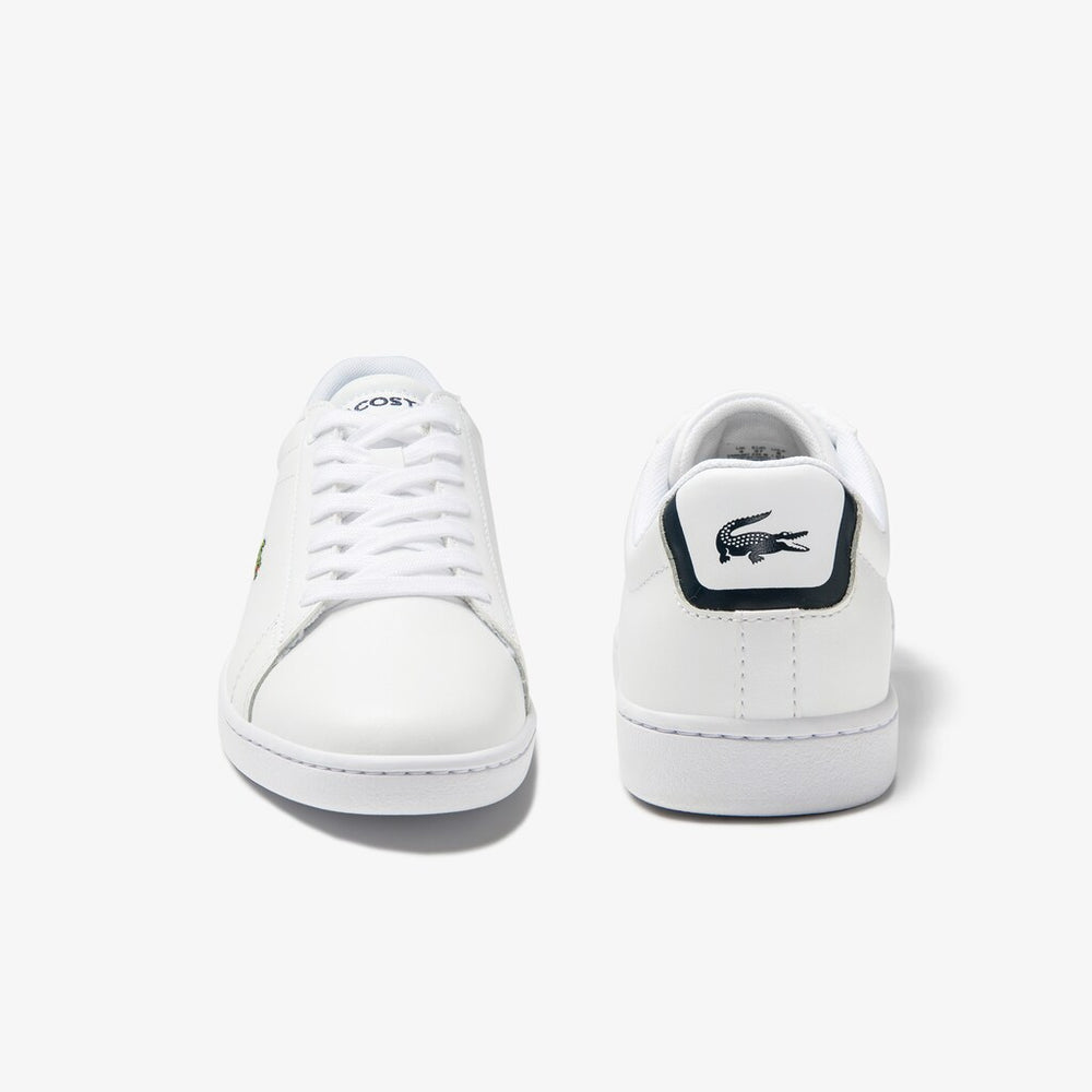 Women's Carnaby Evo Mesh-lined Leather Sneakers / Lacoste