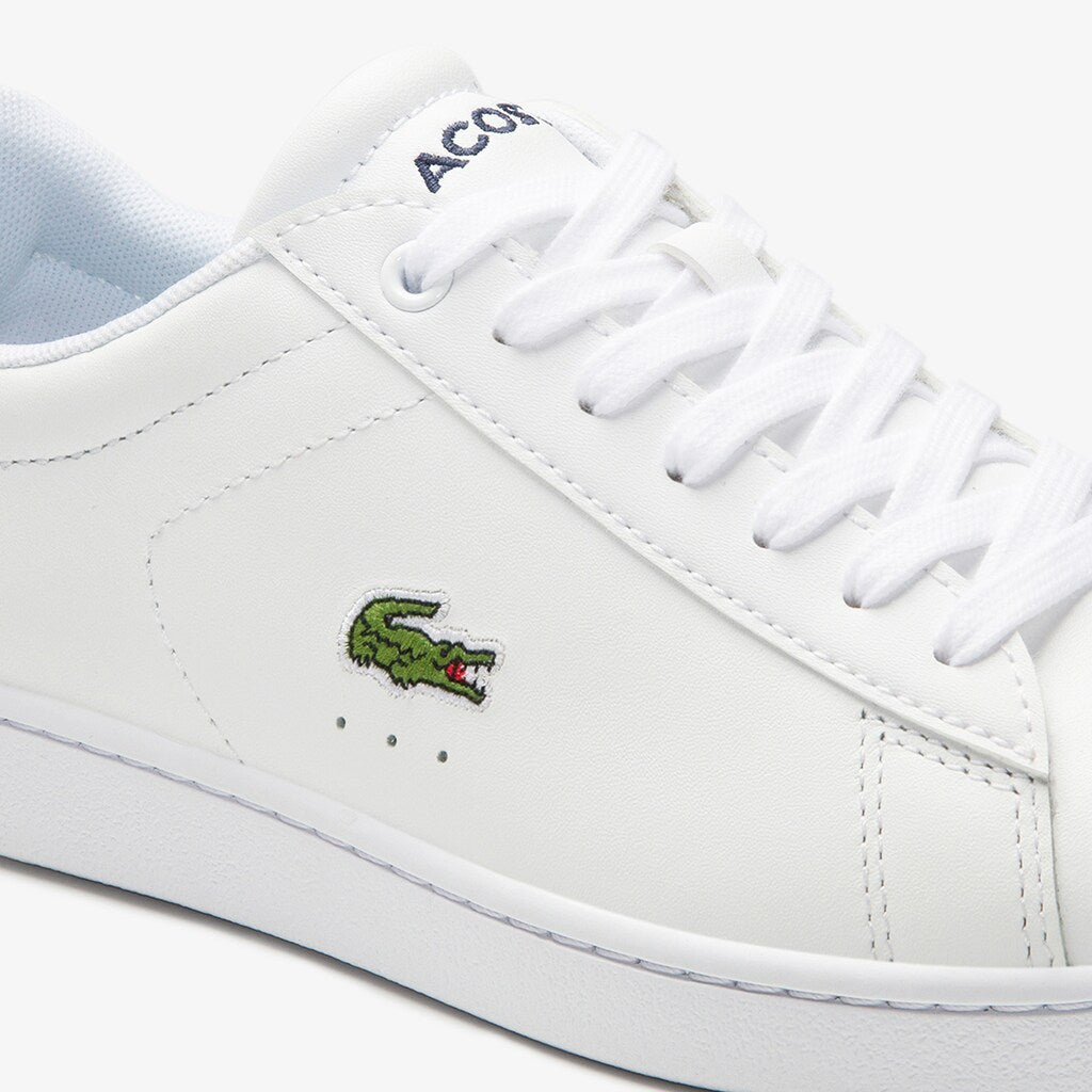 Women's Carnaby Evo Mesh-lined Leather Sneakers / Lacoste