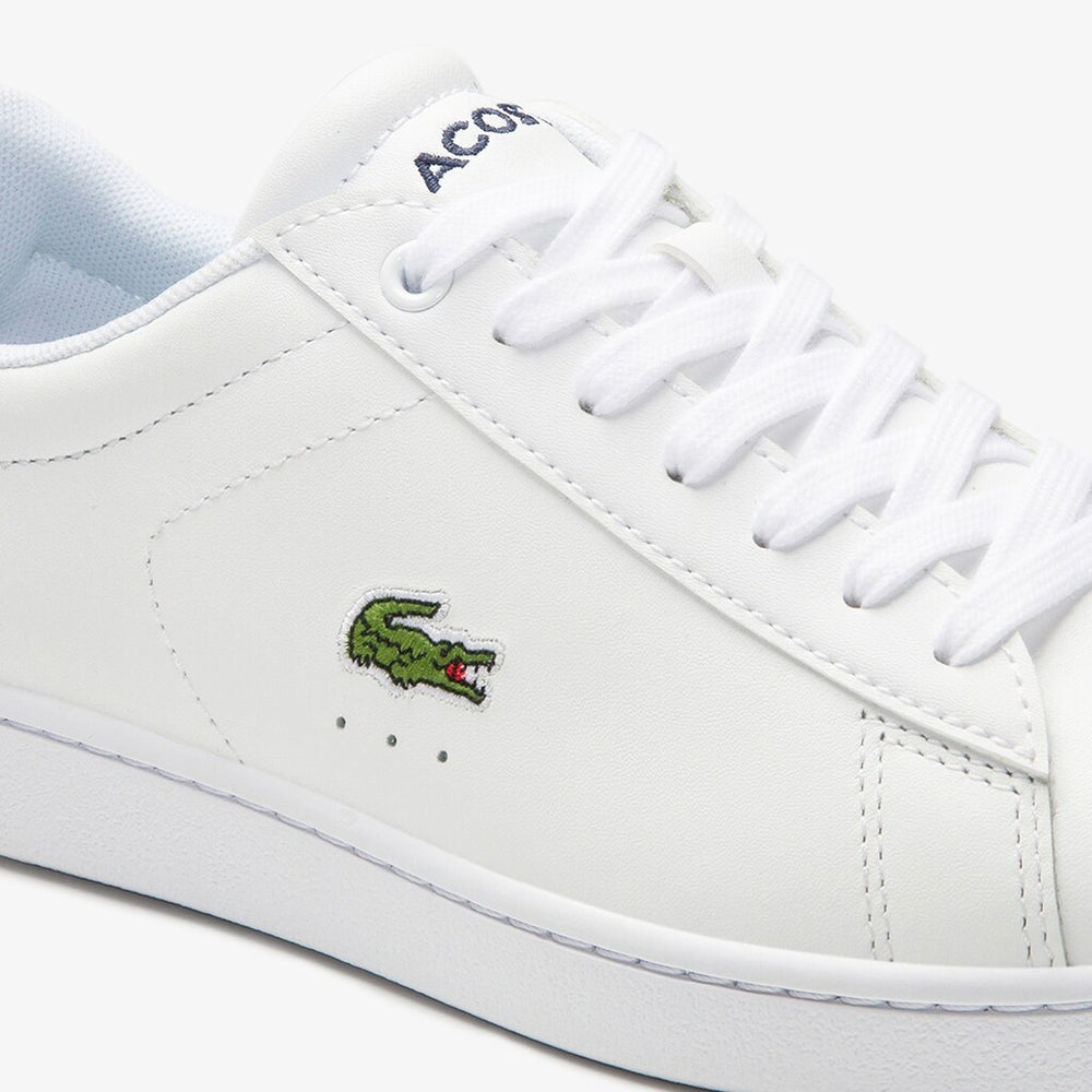 Women's Carnaby Evo Mesh-lined Leather Sneakers / Lacoste