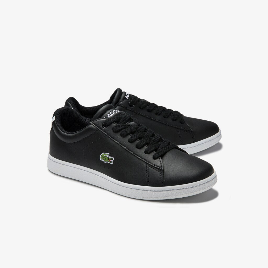 Women's Carnaby Evo Mesh-lined Leather Sneakers / Lacoste