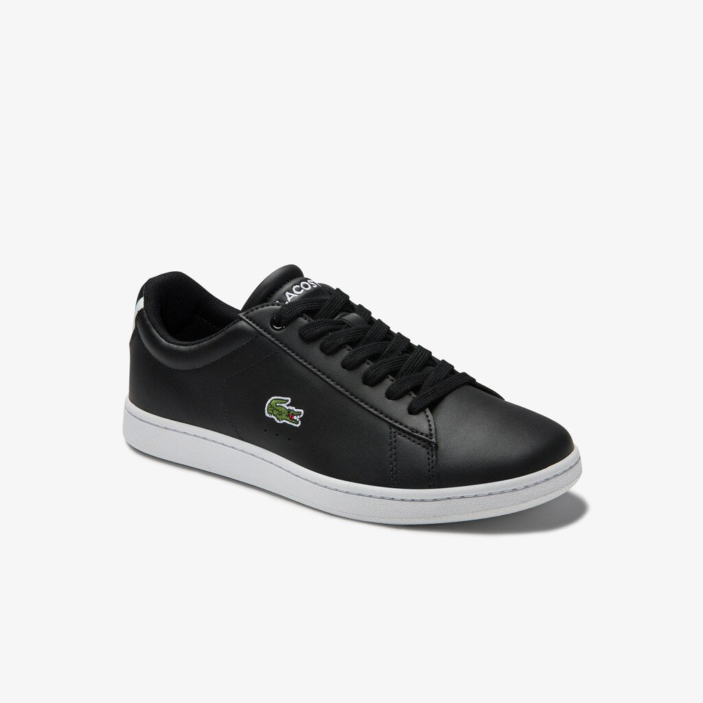 Women's Carnaby Evo Mesh-lined Leather Sneakers / Lacoste