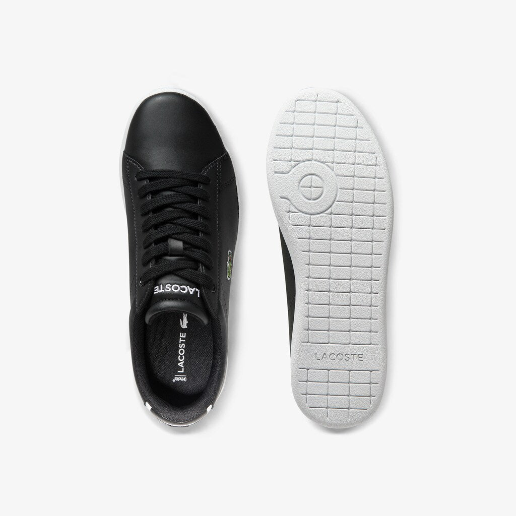 Women's Carnaby Evo Mesh-lined Leather Sneakers / Lacoste