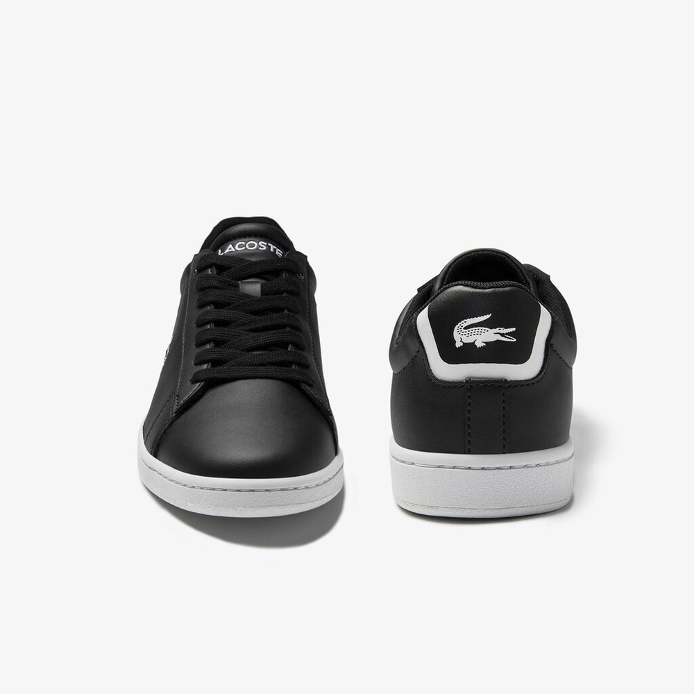 Women's Carnaby Evo Mesh-lined Leather Sneakers / Lacoste