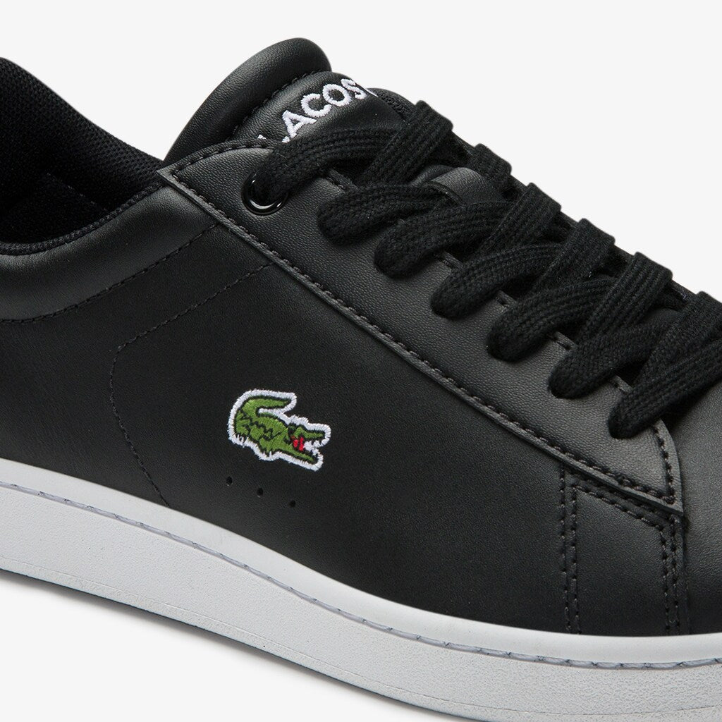 Women's Carnaby Evo Mesh-lined Leather Sneakers / Lacoste
