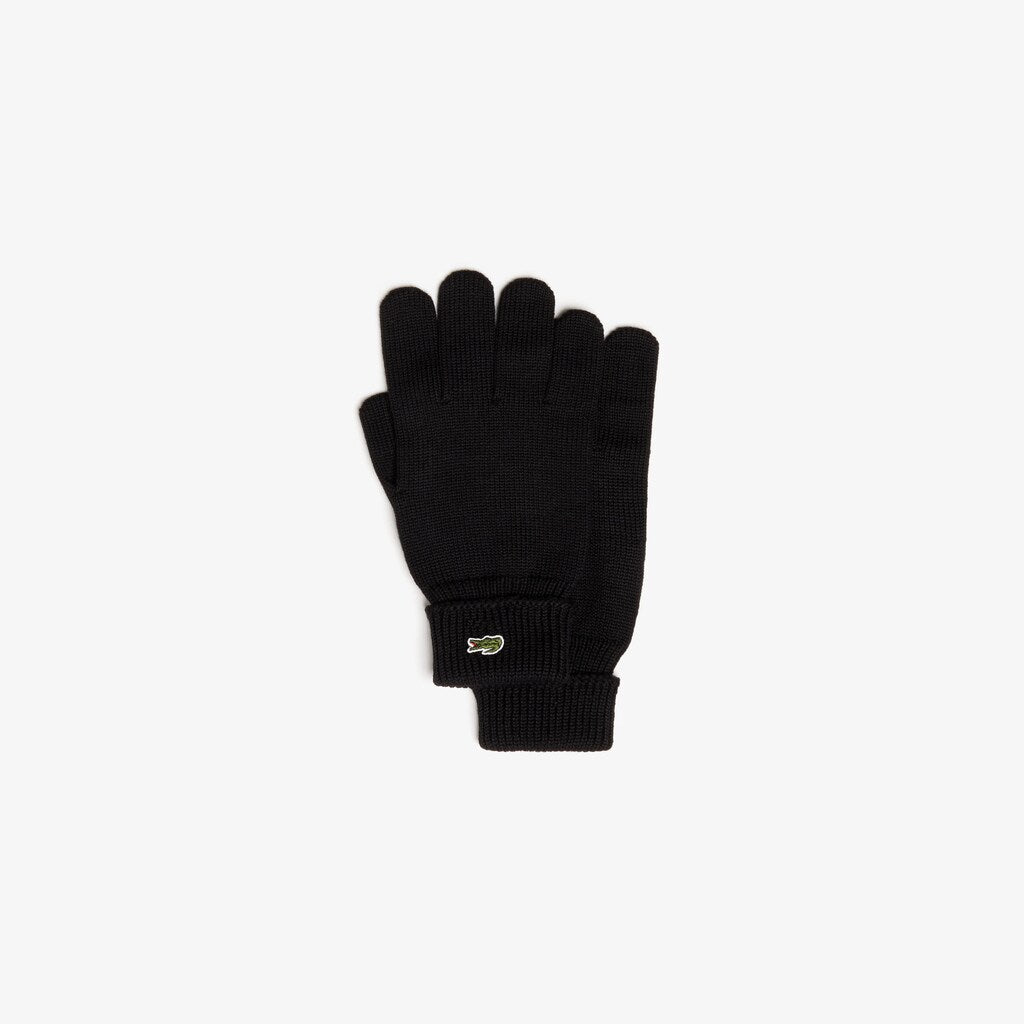 Men's Ribbed Wool Gloves / Lacoste
