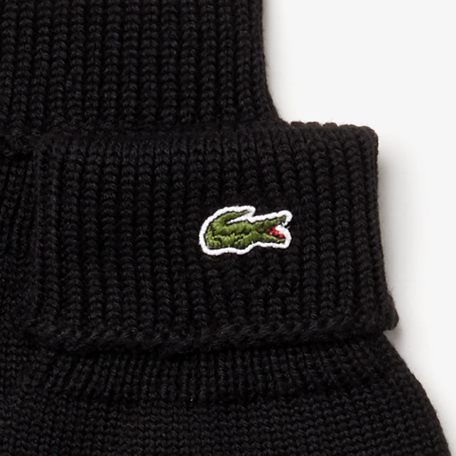 Men's Ribbed Wool Gloves / Lacoste