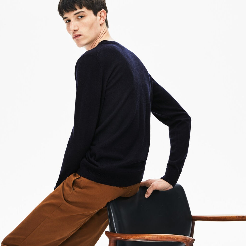 Men's High Neck Wool Jersey Sweater / Lacoste