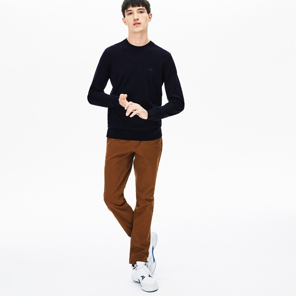 Men's High Neck Wool Jersey Sweater / Lacoste